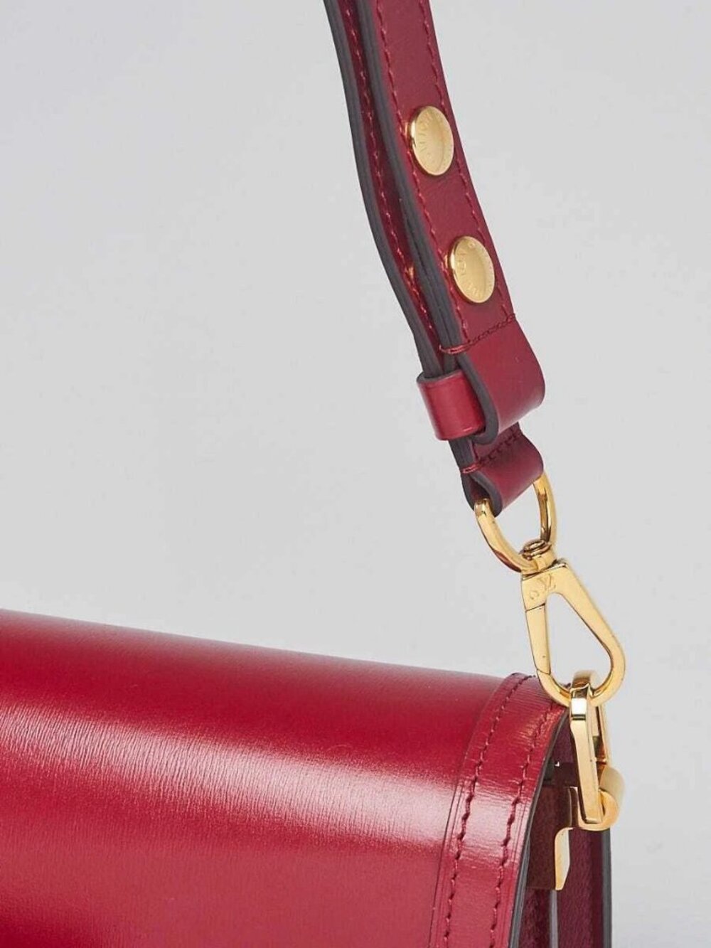 Louis Vuitton Cherry Berry Leather Dauphine MM Bag - Picture 6 of 11
